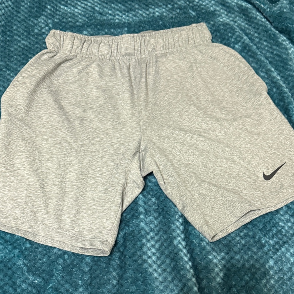 Nike Light Gray Heather Athletic Shorts